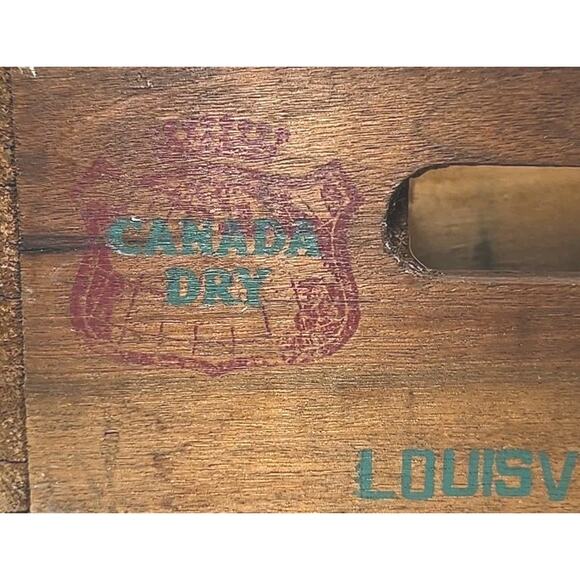 1975 Wooden Canada Dry Soda Crate Louisville, KY VSA - Picture 4 of 10